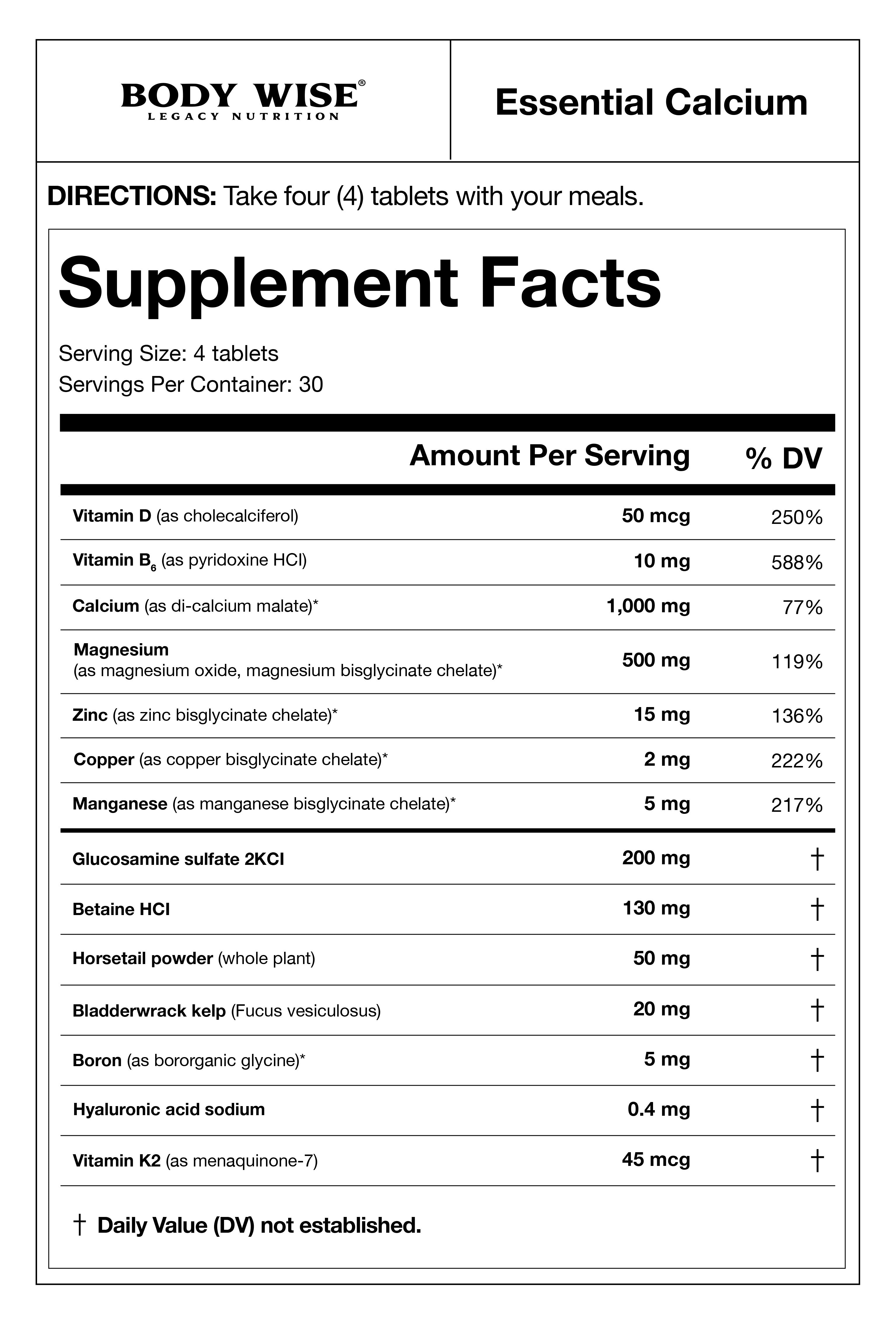 Essential Calcium