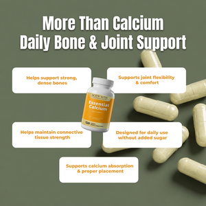 Essential Calcium benefits infographic