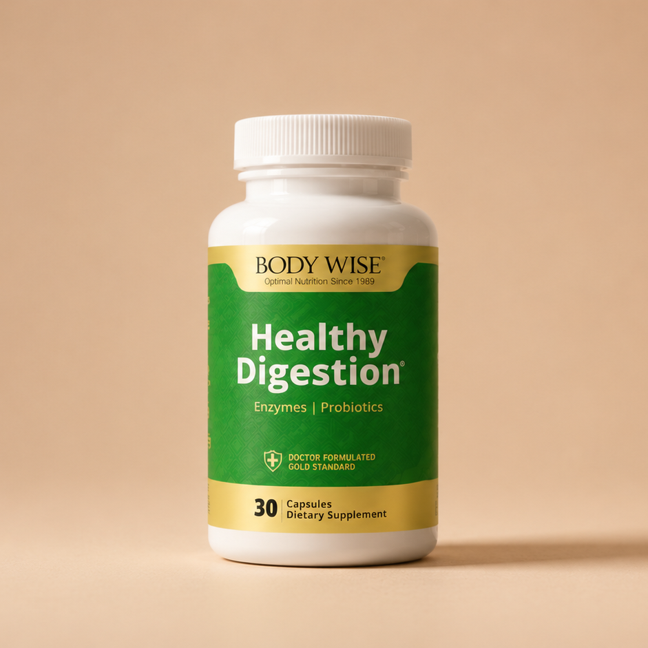 Digest by Body Wise supplement bottle lifestyle photo