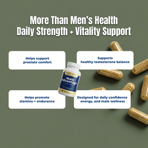 Male Advantage benefits infographic