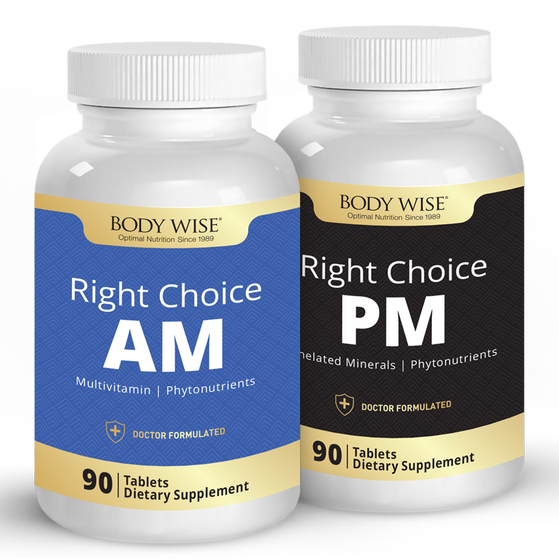 Right_Choice_pair_90_GOLD Body Wise Right Choice AM/PM Vitamins